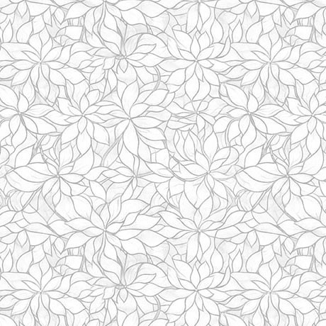 QT Fabrics - Royale - Packed Floral - Gray #31829-K