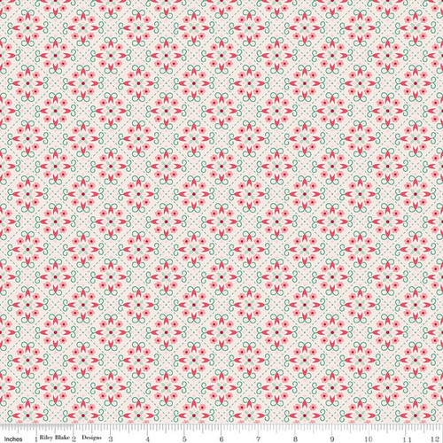 Riley Blake Designs - Berry & Sage - Wallpaper - Latte #C17398-LATTE