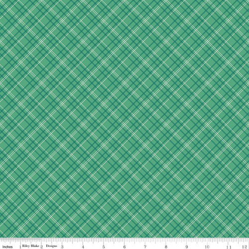Riley Blake Designs - Berry & Sage - Plaid - Alpine #C17393-ALPINE