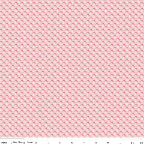Riley Blake Designs - Berry & Sage - Lace - Frosting #C17382-FROSTING