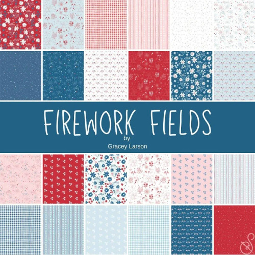 Riley Blake Designs - Firework Fields - 5in Squares, 42pcs #5-17580-42