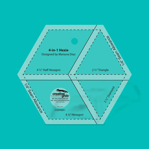 Creative Grids 4-in-1 Hexie Premier Stitching