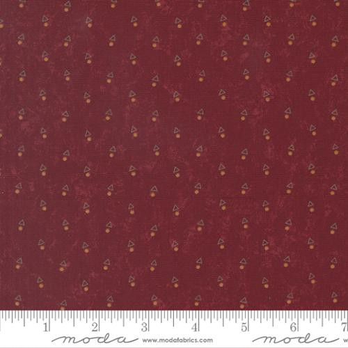 Moda Fabrics - Quail Run - Triangle Dot Blenders - Brick #9836-13