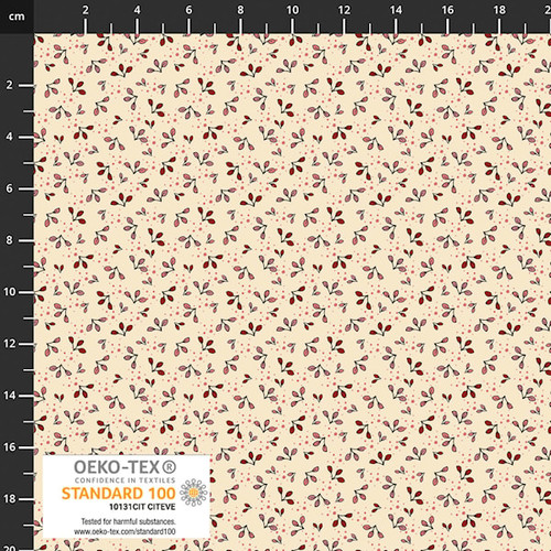 Stof Fabrics - The Sweetest Embrace - Buds - Cream/Pink #4514-531