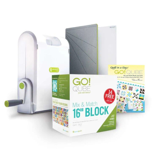 Ready. Set. GO! Ultimate Fabric Cutting System 16" GO! Qube Block (accu-55700W16)