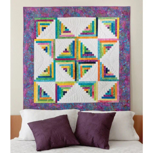 GO! Log Cabin-12" Finished by Leslie Main Die (accu-55349)