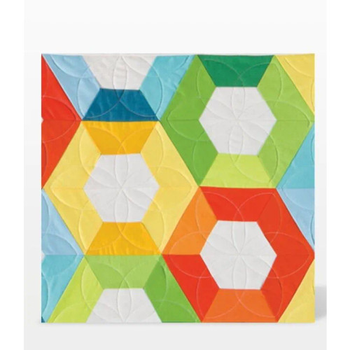 GO! Half Hexagon-1, 1 1/2, 2 1/2 Sides (3/4, 1 1/4, 2 1/4 Finished) Die (accu-55165