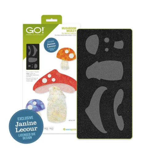 GO! Mushroom Medley by Janine Lecour Die (accu-55631