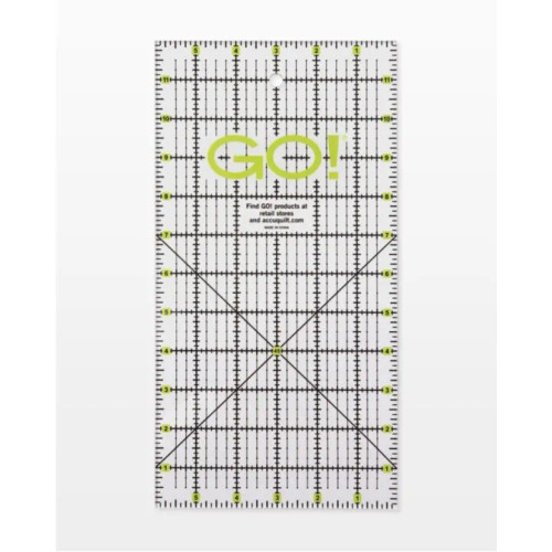 GO! Quilting Ruler-6" x 12" (accu-55912