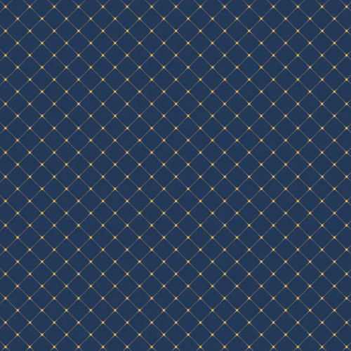 Camelot Fabrics - Gilded - Diamonds - Blue Metallic Ink #21240903L-04