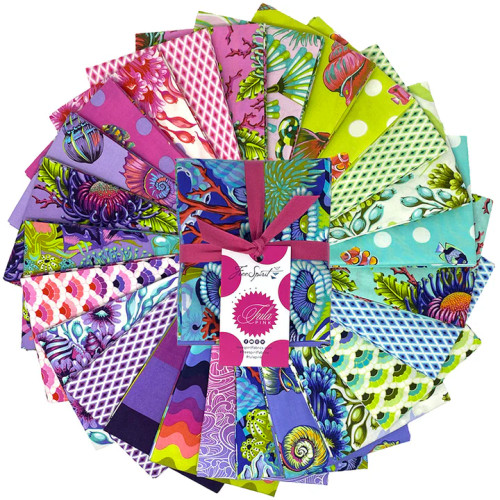 Free Spirit Fabrics - Floral Reef - Fat Quarter Bundle #fb4fqtp-floral
