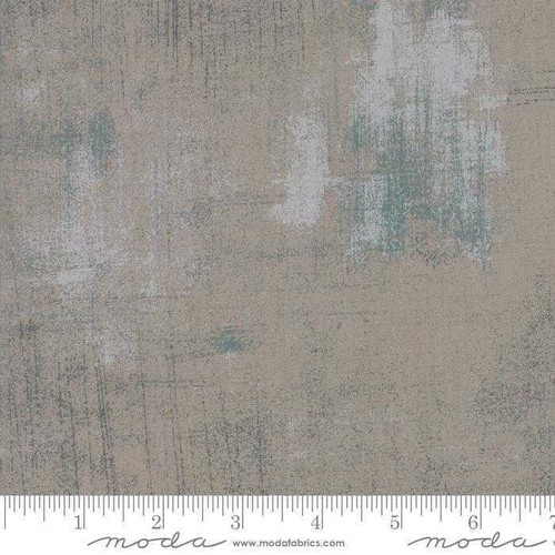 Moda Fabric - Grunge Basics - Grey Premier Stitching