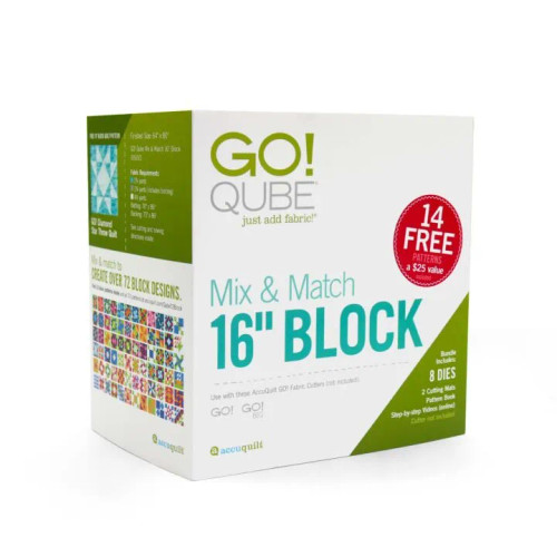 Accuquilt GO! Qube 16" Building Blocks Bundle