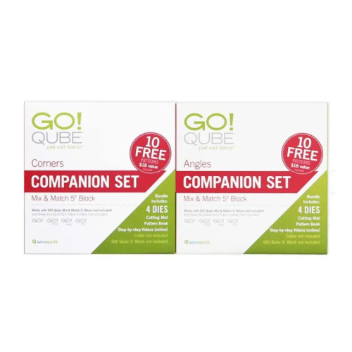 Accuquilt GO! Qube 5" Companion Sets Bundle (accu-56465)