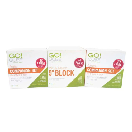 Accuquilt GO! Qube 9" Building Blocks Bundle (accu-56460)