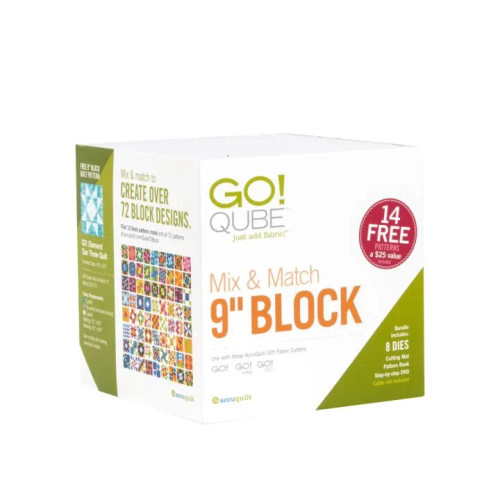 Accuquilt GO! Qube 9" Building Blocks Bundle (accu-56460)