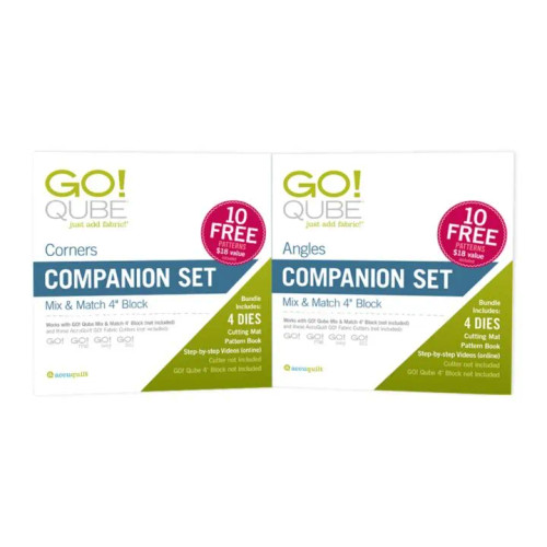 Accuquilt GO! Qube 4" Companion Sets Bundle (accu-56464)