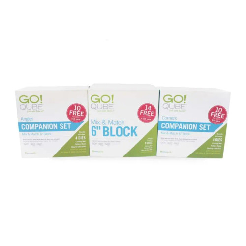 Accuquilt GO! Qube 6" Building Blocks Bundle (accu-56458)