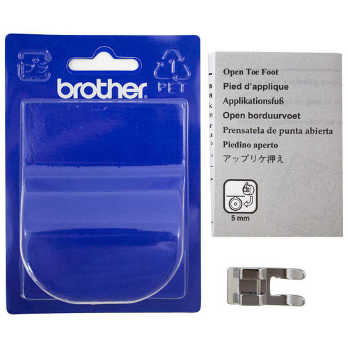 Brother SA186 Snap-on Metal Open Toe Foot Brother SA186 Snap-on Metal Open Toe Foot