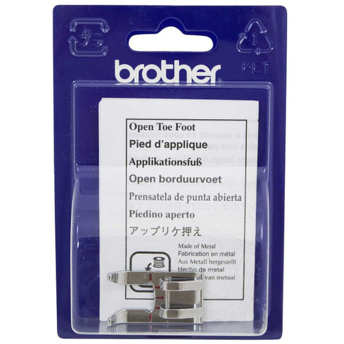 Brother SA186 Snap-on Metal Open Toe Foot Brother SA186 Snap-on Metal Open Toe Foot