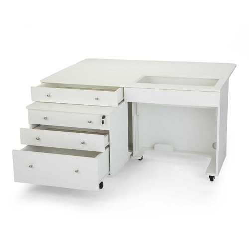 Kangaroo & Joey Sewing Cabinet Combo in White Ash Kangaroo & Joey Sewing Cabinet Combo in White Ash