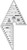 Creative Grids 2 Peaks in 1 Triangle Quilt Ruler