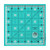 Creative Grids Itty-Bitty Eights Square Quilt Ruler 6in x 6in