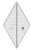 Creative Grids 60 Degree Diamond Ruler