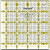 Omnigrid Ruler 4 1/2in Square All-Over Grid
