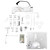 Juki DX-3000QVP 12" Arm Professional Quality Sewing Machine included accessories