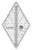 Creative Grids 60 Degree Mini Diamond Ruler