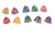 Dime Holiday Medley Variegated 6-Pack 1M Spools