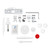 Janome HD5000 Heavy Duty Sewing Machine with Bonuses included accessories