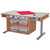 Horn New Heights Model 9000 Height Adjustable Sewing Table in Sunrise Maple