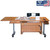 Horn New Heights Model 9100 Height Adjustable Sewing Table in Sunrise Maple