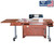 Horn New Heights Model 9100 Height Adjustable Sewing Table in Sunset Maple