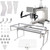 Grace Q'Nique 19X Elite Longarm Quilting Machine with Q-Zone Hoop Frame with Bonuspack