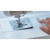 Baby Lock Solaris Vision Sewing Embroidery & Quilting Machine with Premier Package needle and presser foot area