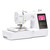 Baby Lock Aurora Embroidery & Sewing Machine with Premier Package angled view embroidery