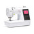 Baby Lock Aurora Embroidery & Sewing Machine with Premier Package angled view sewing
