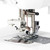 Baby Lock Soprano Quilting and Sewing Machine with Premier Package needle and presser foot area