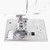 Janome Horizon Memory Craft 9850 Embroidery and Sewing Machine with Premier Package needle and presser foot area
