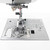 Janome MC6650 Sewing and Quilting Machine with Premier Package needle and presser foot area