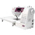 Janome 3160QDC-G Sewing and Quilting Machine with Bonus Quilt Kit! angled view with extension table