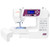 Janome 3160QDC-G Sewing and Quilting Machine with Bonus Quilt Kit! front view accessory tray