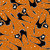 Benartex Fabric - Scaredy Cat Orange 
