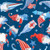  Benartex Fabric - Tossed Liberty Gnomes Navy 