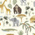  Benartex Fabric - Safari Jungle Cream 