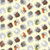 Contempo Fabric - Into the Woods - Forest Friends Toss on Yellow