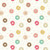 Lewis & Irene Fabric - Donuts on White 